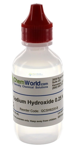 Sodium Hydroxide 0.25N, 60 mL