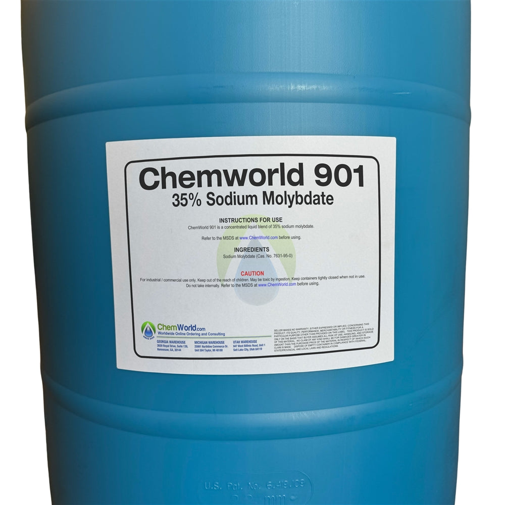 35% Sodium Molybdate - 5 to 55 Gallons