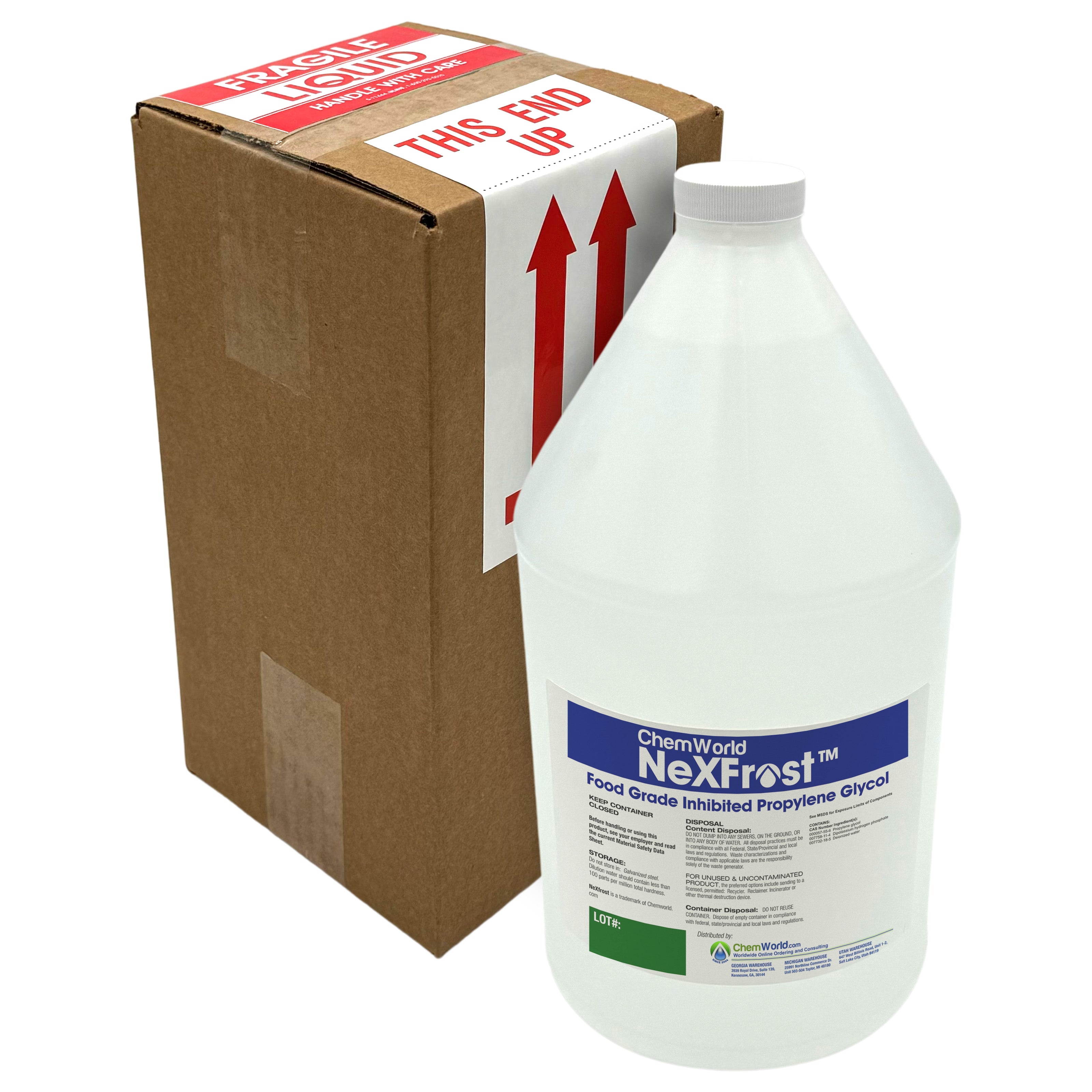 Chemworld NexFrost Propylene Glycol (96%)  - 1 Gallon