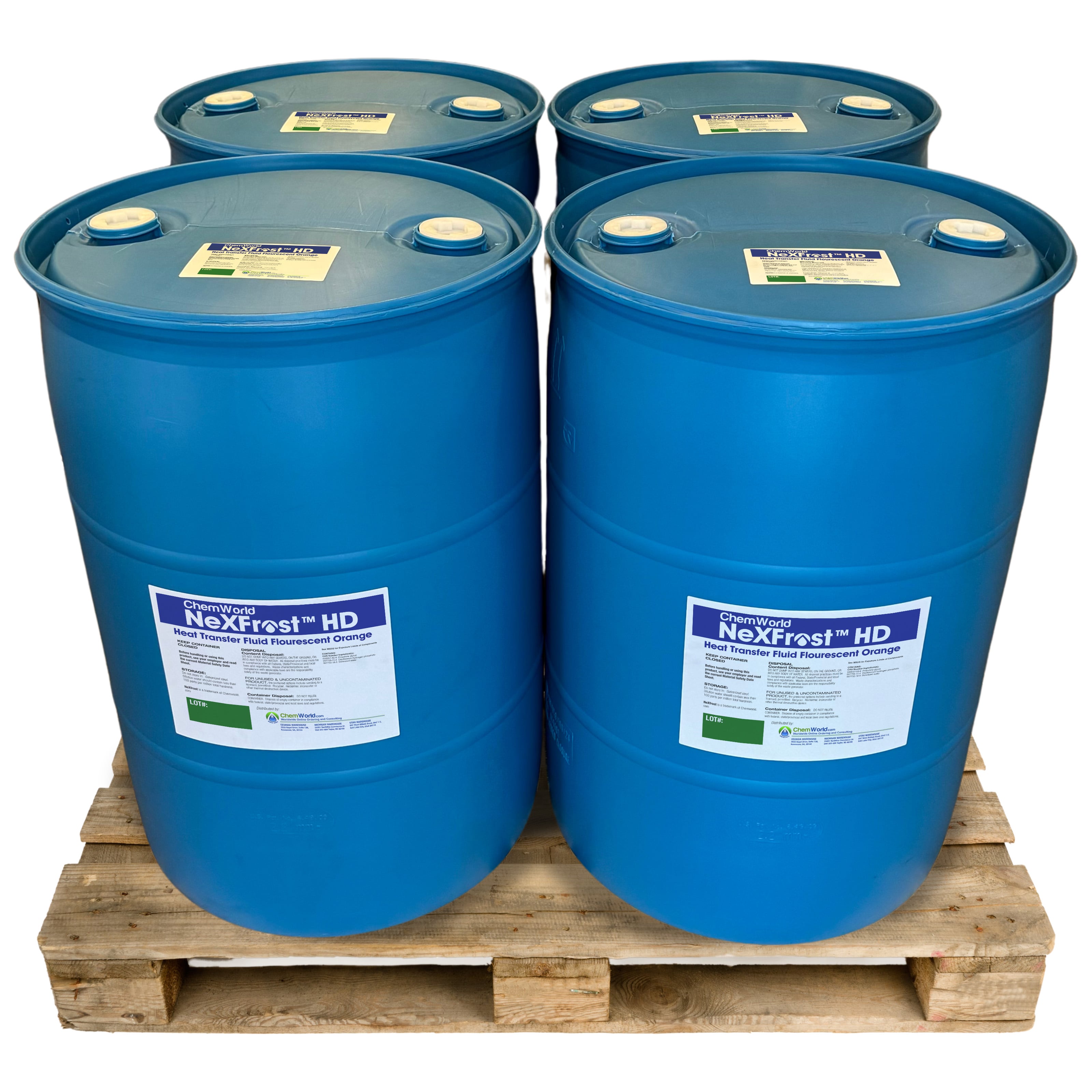Chemworld NexFrost HD Glycol - 4x55 Gallon Drums