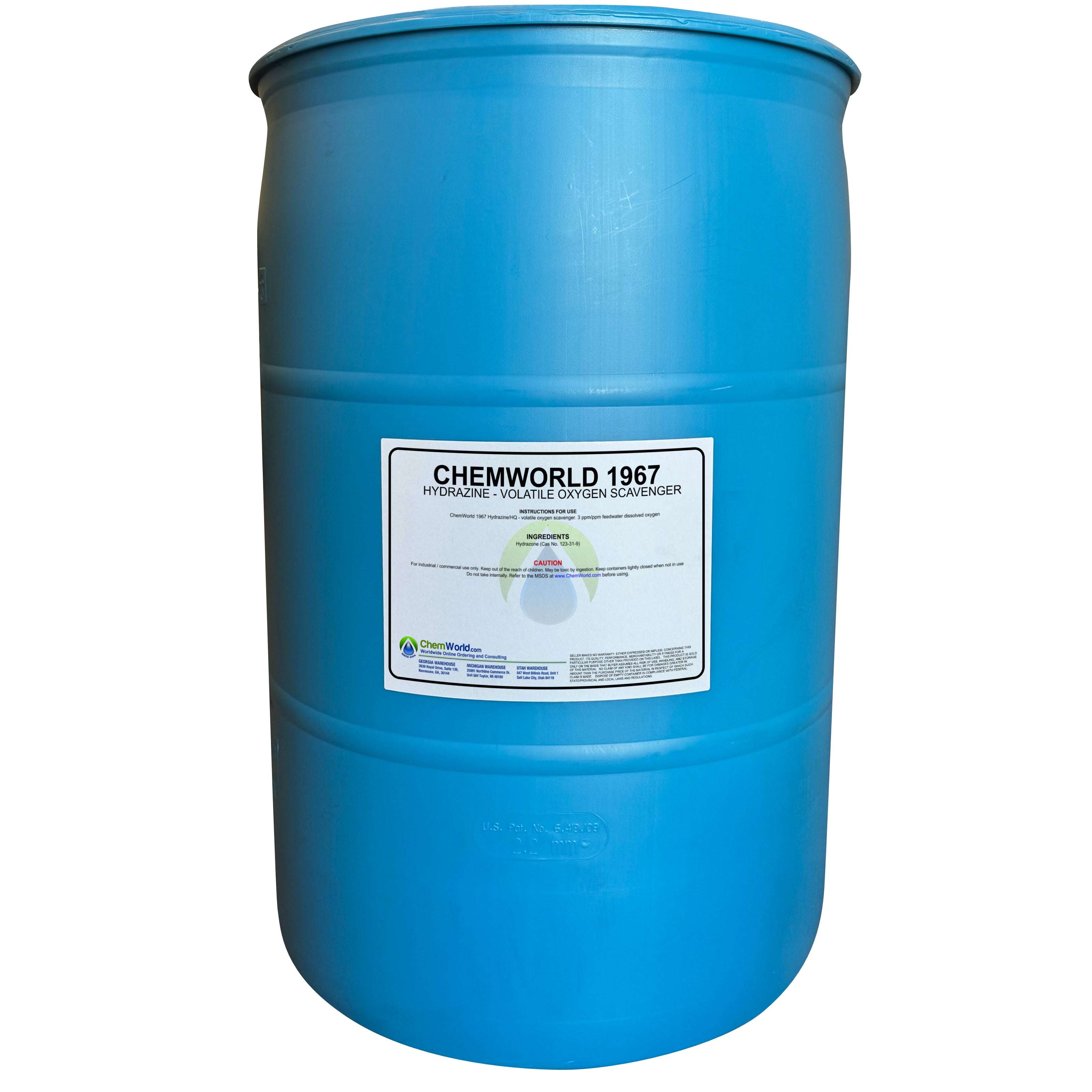 Hydrazine Oxygen Scavenger - 5 & 55 Gallons
