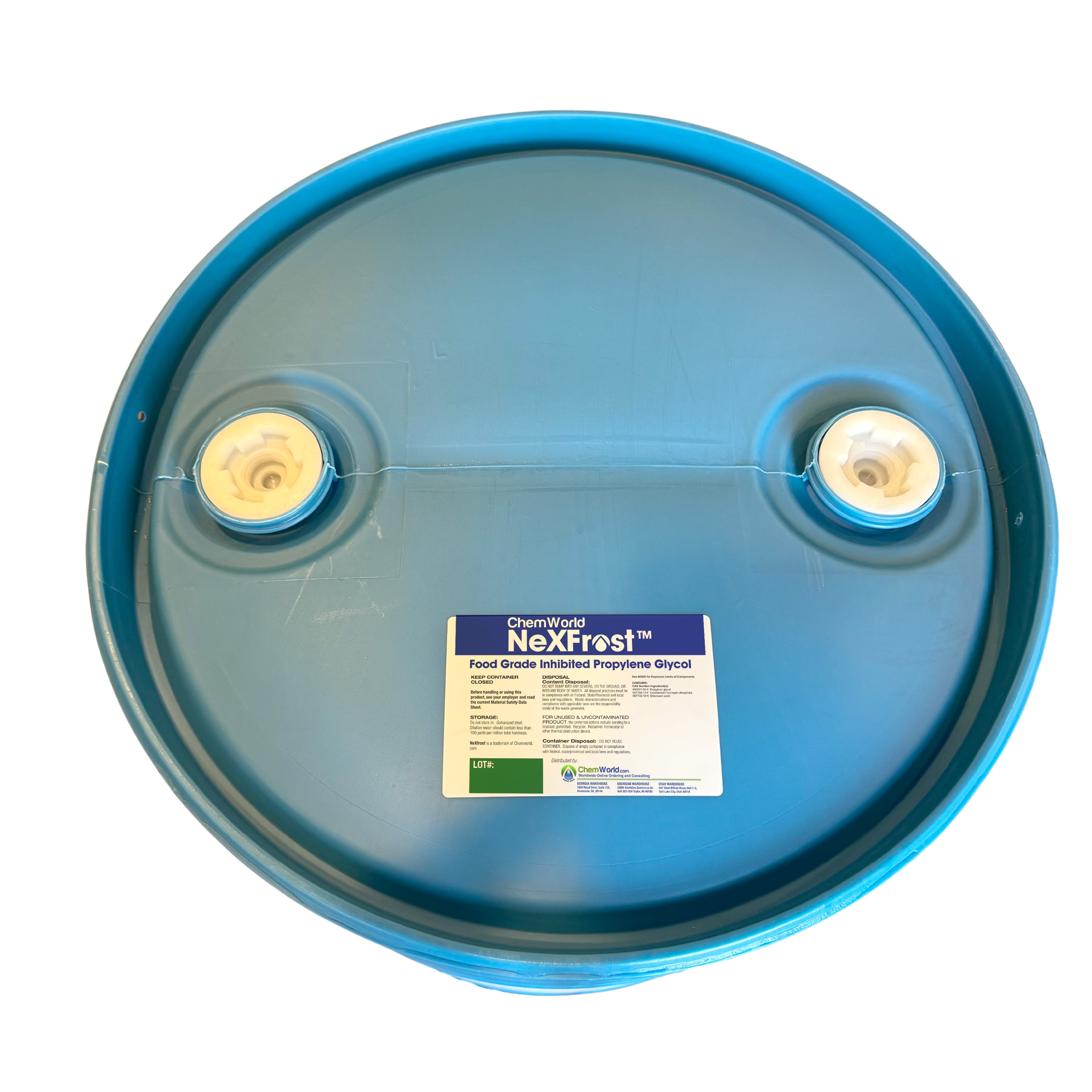 Chemworld NexFrost Propylene Glycol (96%) - 55 Gallons