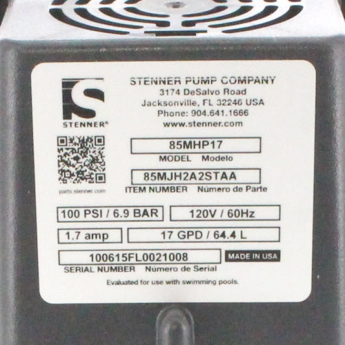 Stenner Pump 85MHP17 - Most Popular Model