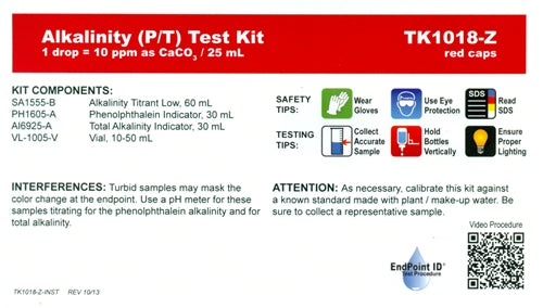 Alkalinity Test Kits - 5 types