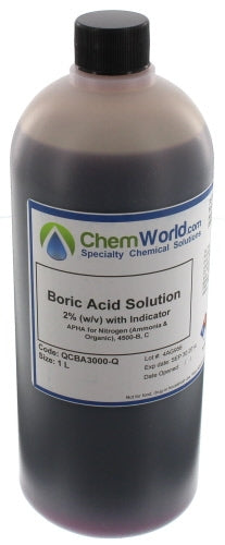 2% Boric Acid Solution - 1 Liter