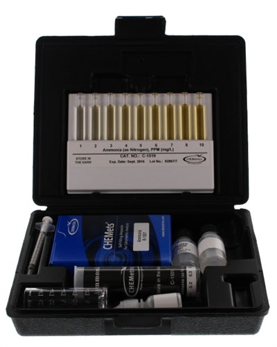 Ammonia Test Kit - 0 to 1 and 1 to 10 ppm N.