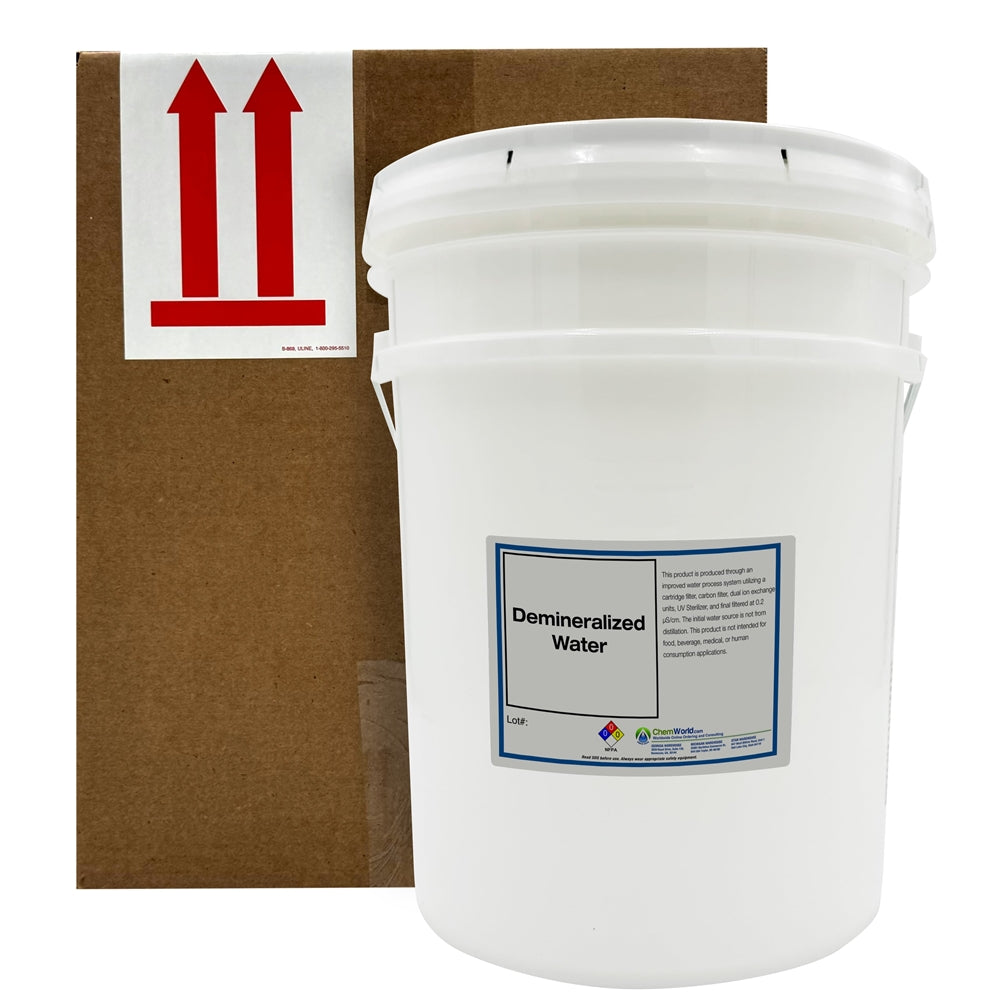 Demineralized Water - 5 and/or 55 Gallons