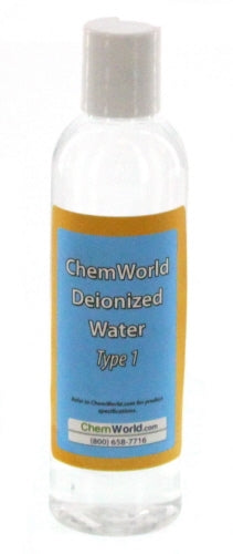 Type I Deionized Water - 4 oz
