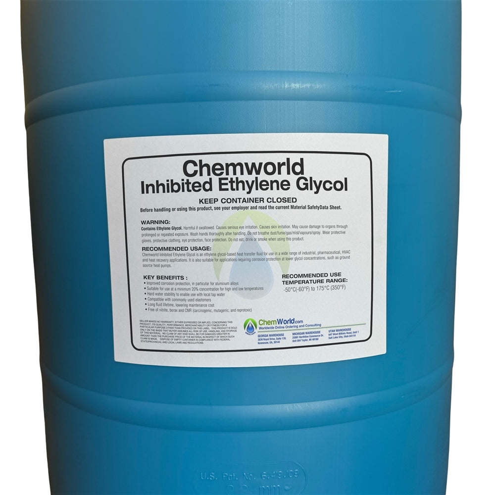 Inhibited Ethylene Glycol (95%) - 55 gallons