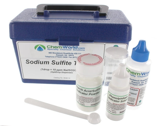 Sodium Sulfite Test Kits as (Na2SO3)