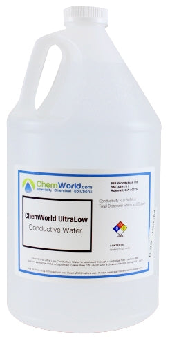 Ultra Low Conductive Water < 0.5 uS/cm - 1 Gallon
