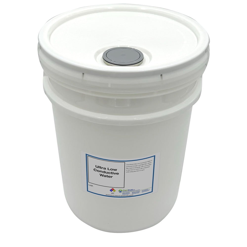 Ultra Low Conductive Water < 0.5 uS/cm - 5 Gallons