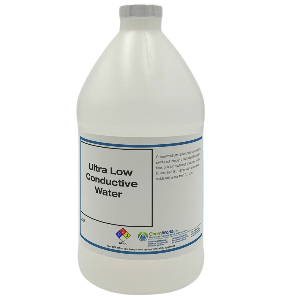 Ultra Low Conductive Water < 0.5 uS/cm - 64 oz