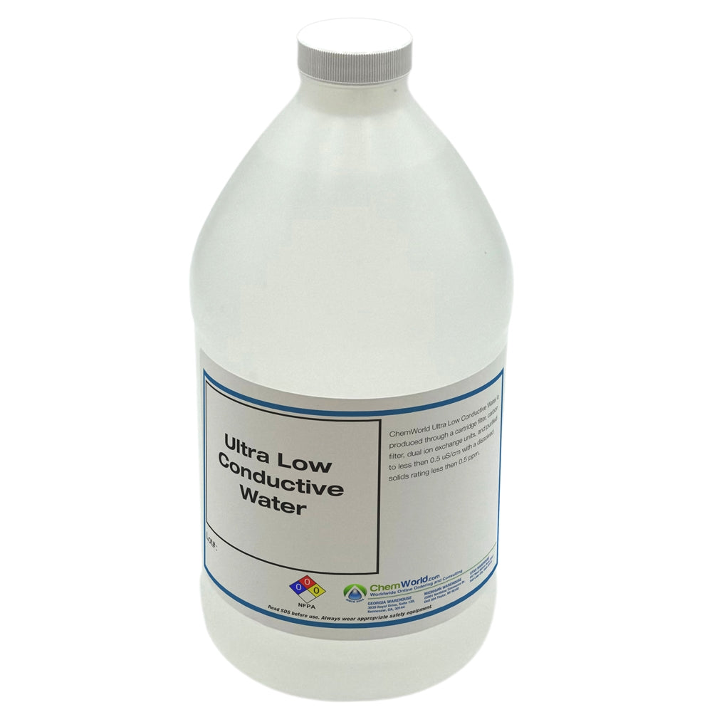 Ultra Low Conductive Water < 0.5 uS/cm - 64 oz