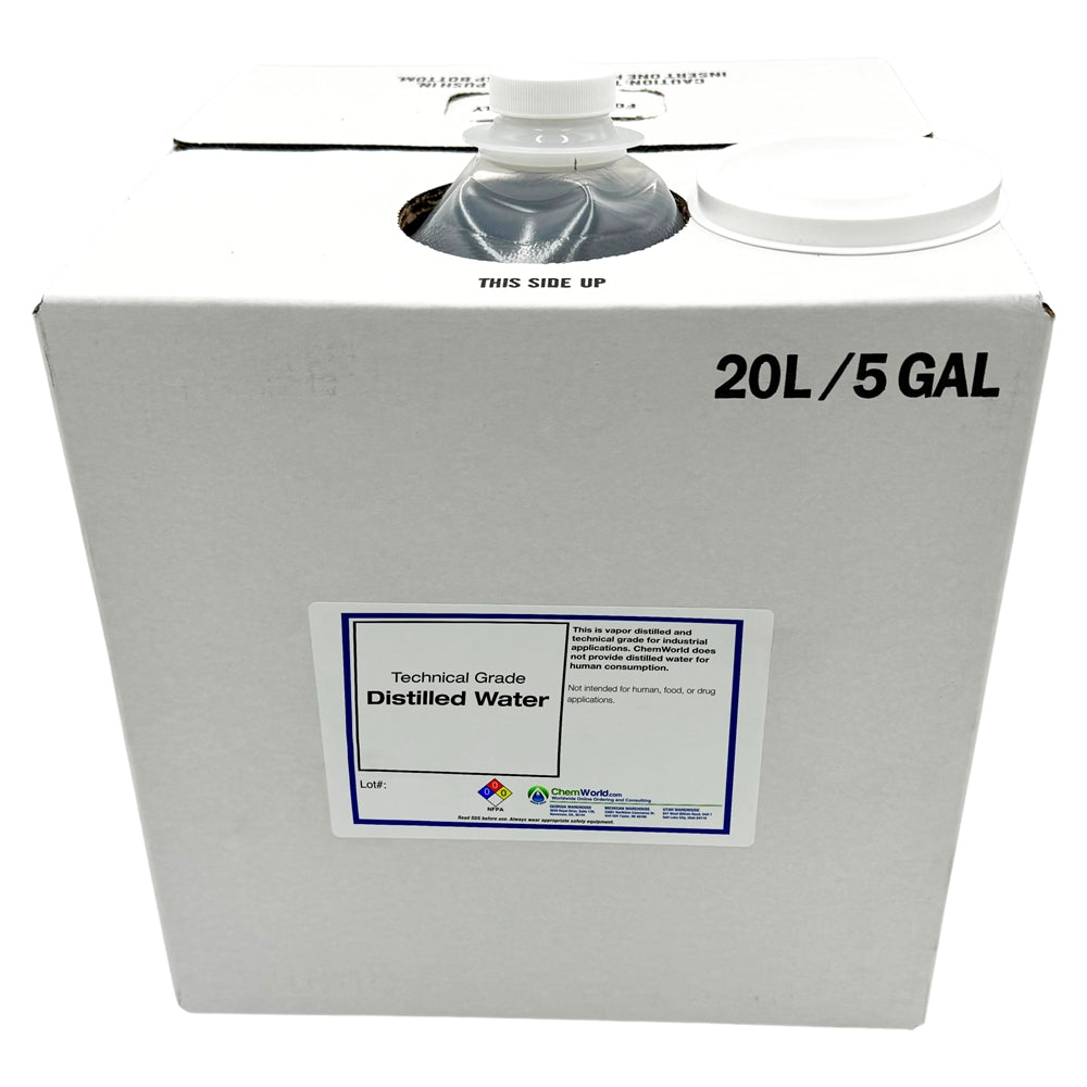 Distilled Water (Technical Grade) - 20 Liters