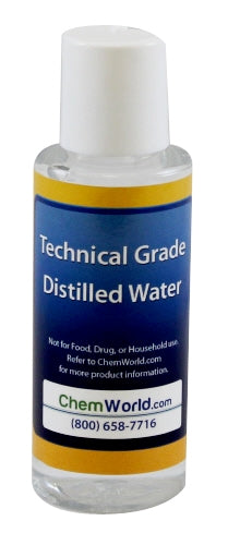 Distilled Water (Technical Grade) - 2 oz