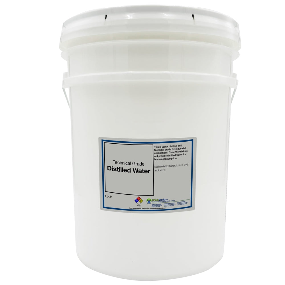 Distilled Water (Technical Grade) - 5 Gallons