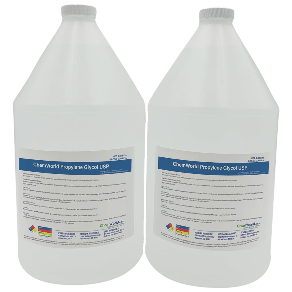 Propylene Glycol USP 99.9% - 2x1 Gallons