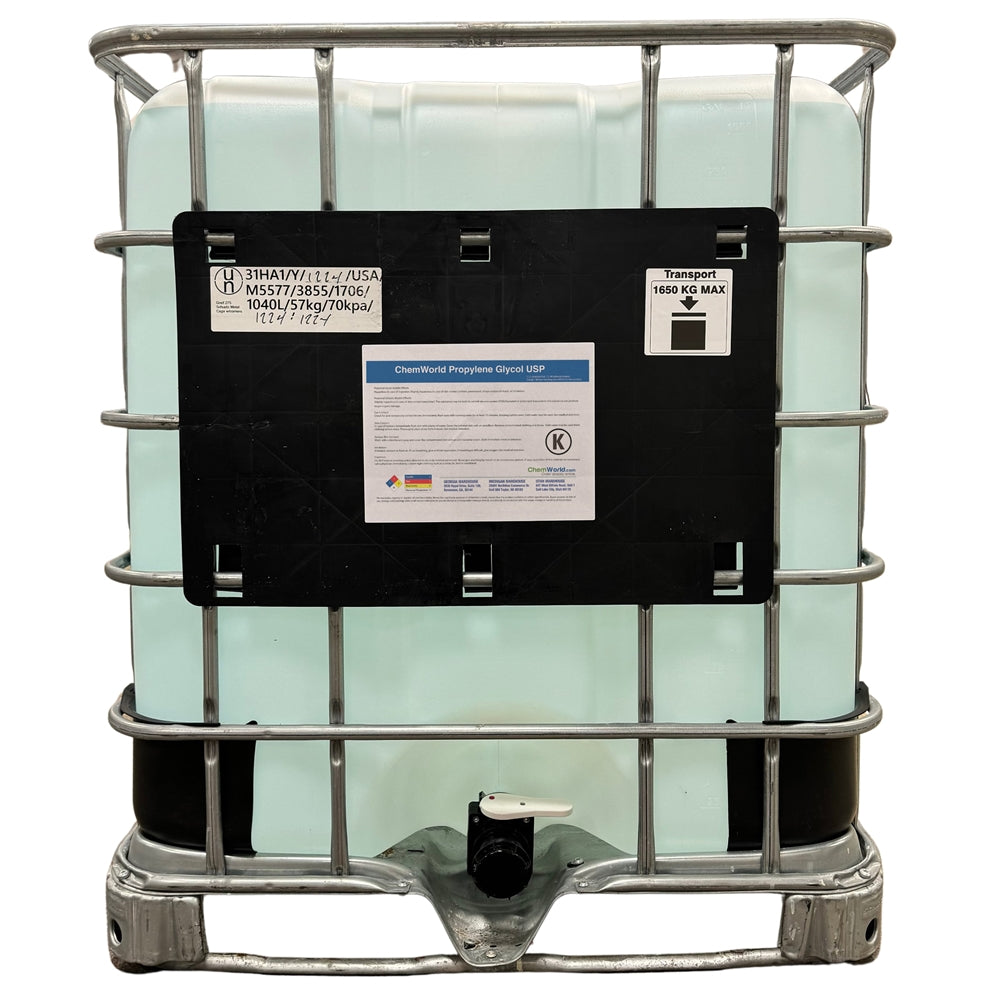 Propylene Glycol USP (99.9%) - 326 Gallons (2845 pounds)