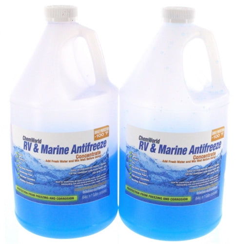 RV & Marine Antifreeze (-100F) Concentrate - Makes 2 Gallon