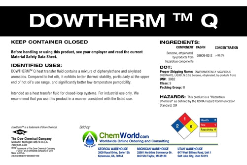 DOWTHERM Q - 5 Gallons