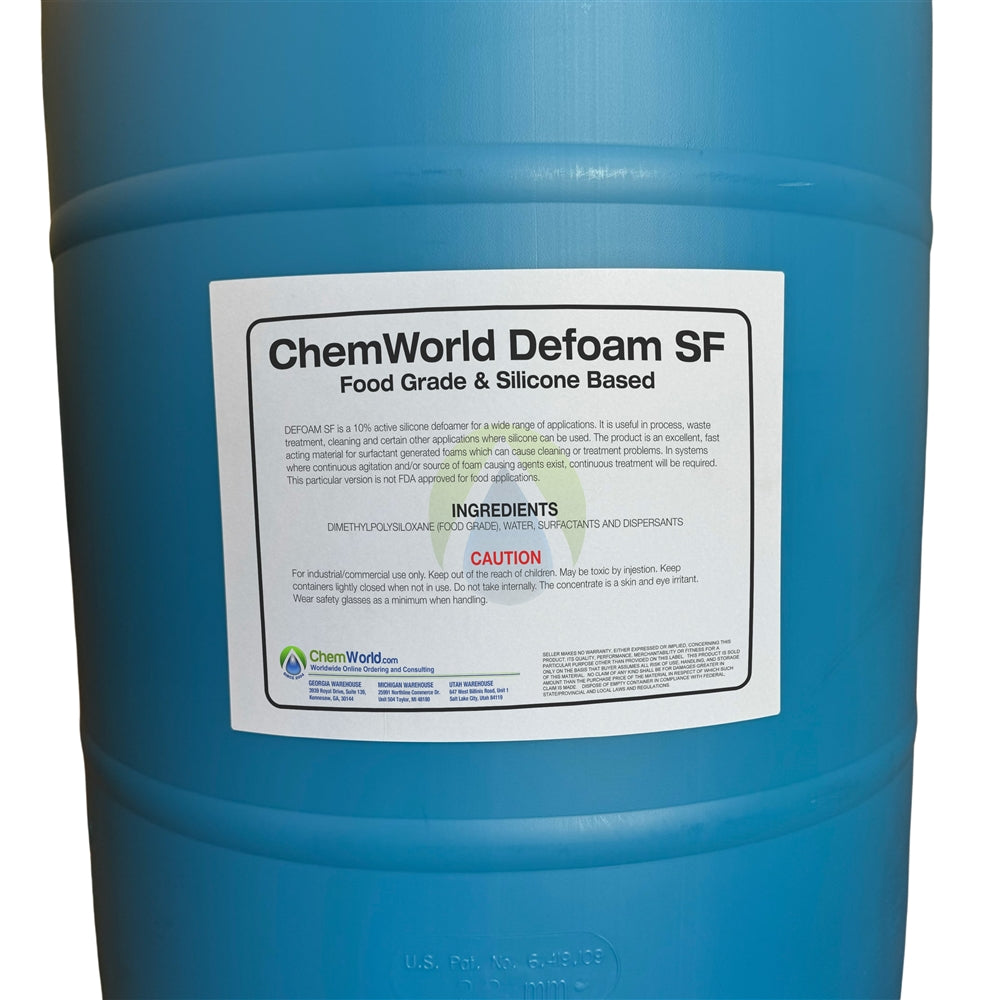 Defoamer / Antifoam (Food Grade & Silicone Based) - 55 Gallons
