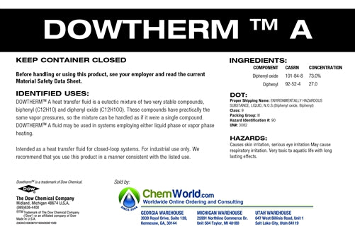 DOWTHERM A - 5 Gallons