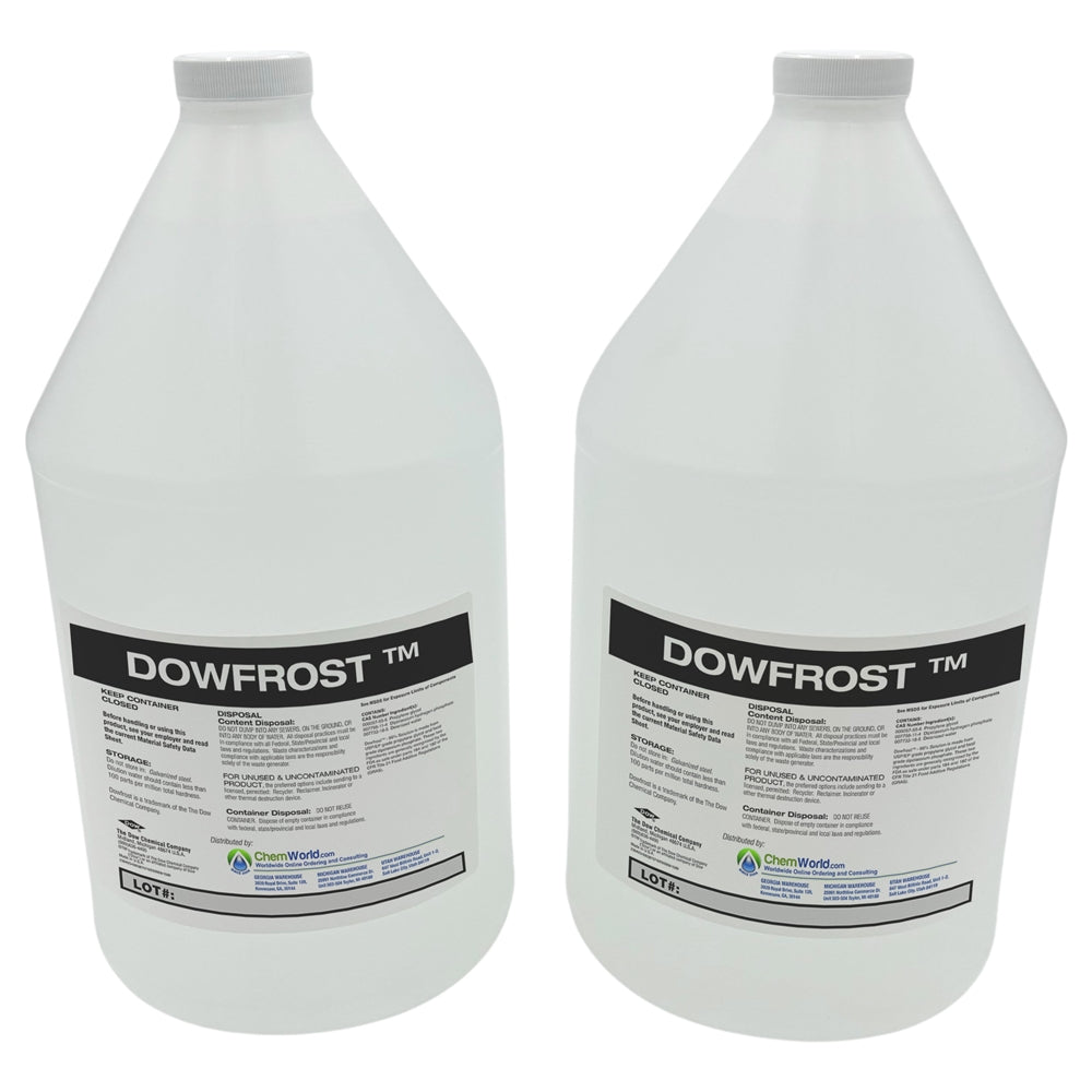 Dowfrost Propylene Glycol (96%) - 2x1 Gallons