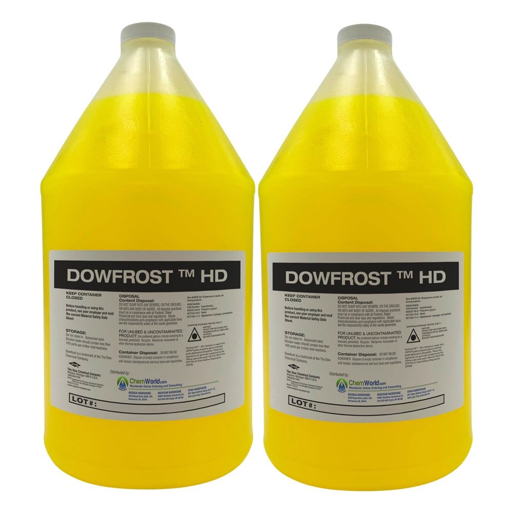 Dowfrost HD Propylene Glycol (94%) - 2x1 Gallons