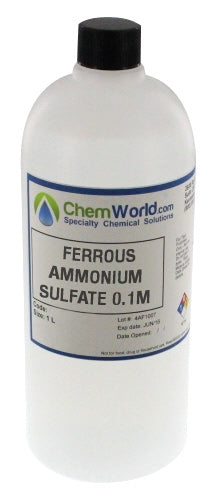 Ferrous Ammonium Sulfate 0.1M - 1 Liter