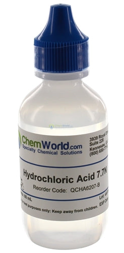 Hydrochloric Acid 7.7N, 60 mL