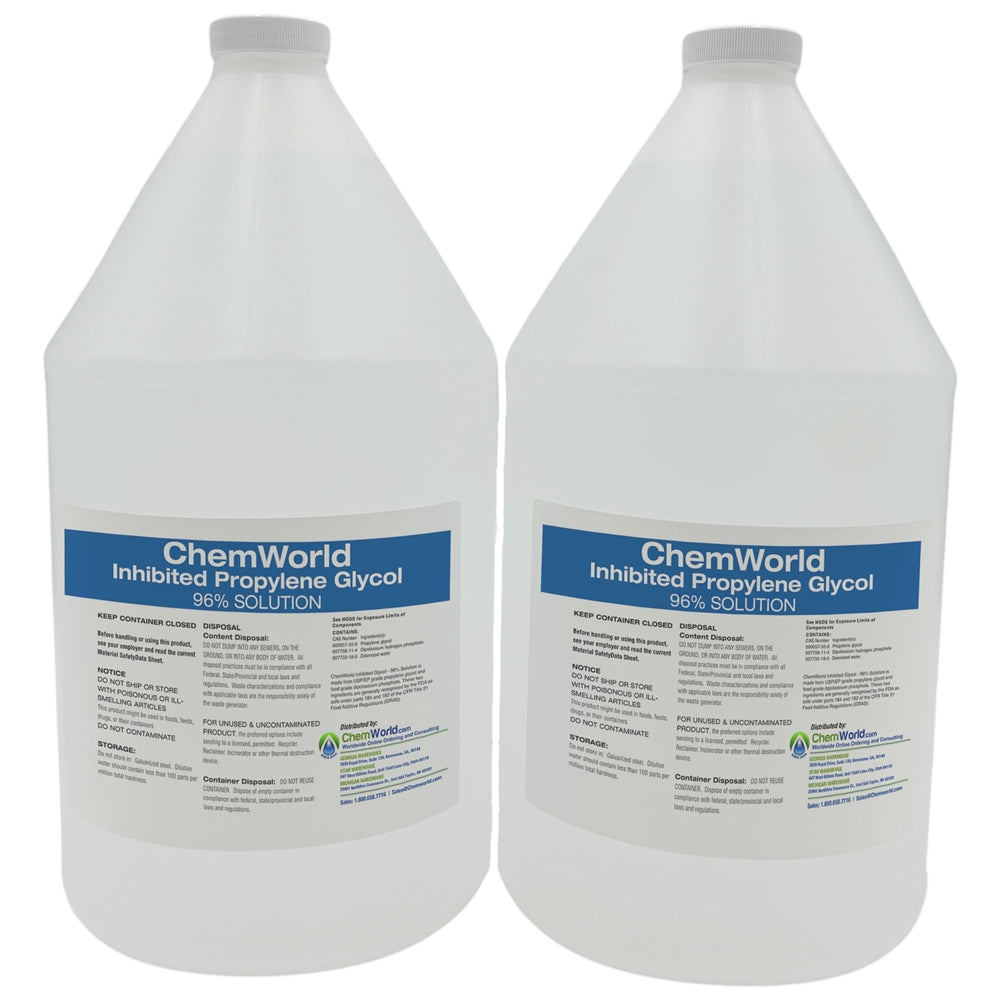 Inhibited Propylene Glycol (95%) - 2x1 Gallons