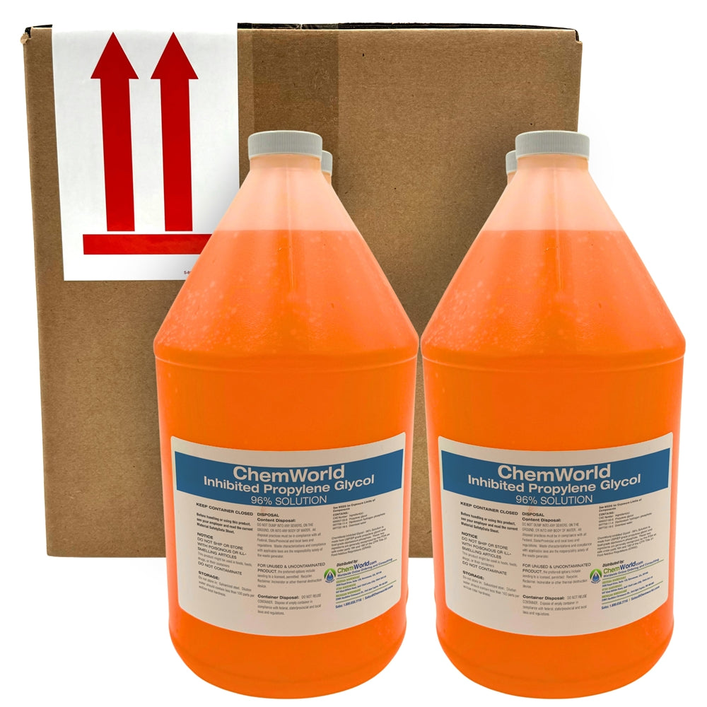 Inhibited Propylene Glycol (95%) - 4x1 Gallons