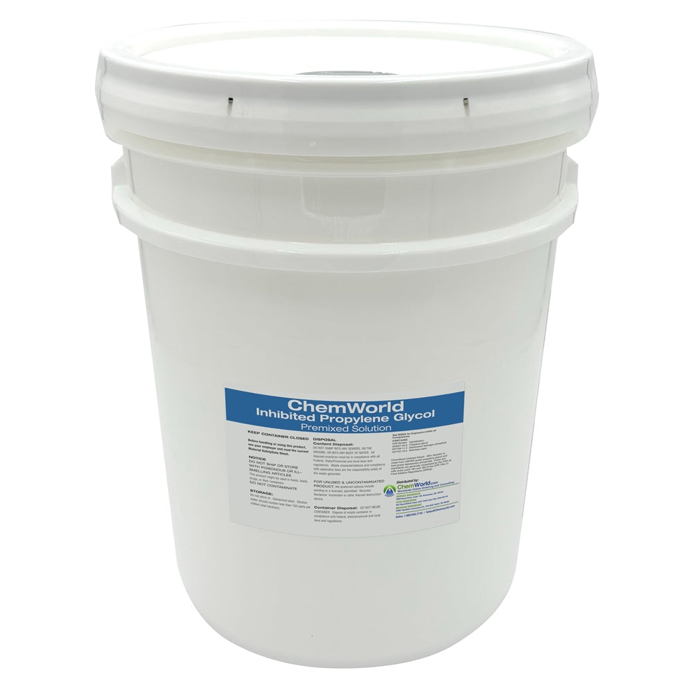 Premixed Inhibited Propylene Glycol (20% to 50%) - 5 Gallons