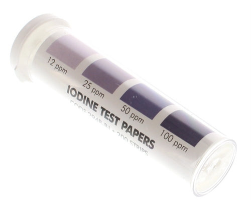 Iodine Test Strips - 3 ranges