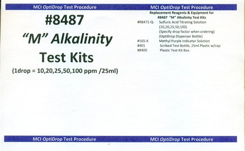 "M" Alkalinity Test Kits