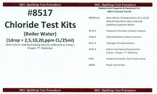 Boiler Chloride Test Kits