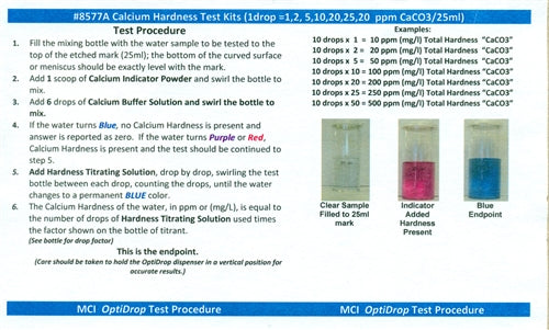Calcium Hardness Test Kits (Murexide)