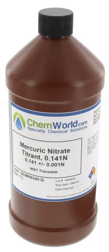 Mercuric Nitrate Titrant 0.141N - 1 Liter
