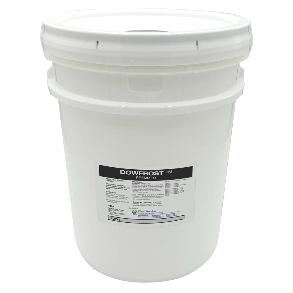 Dowfrost Glycol Premixed (25% to 50%) - 5 Gallons