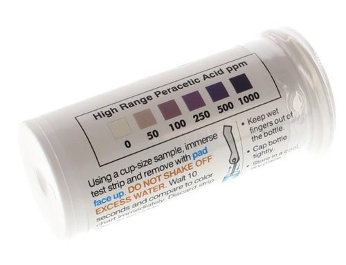 Peracetic Acid Test Strips