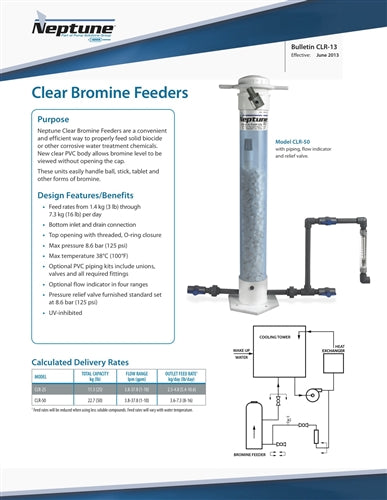 Bromine Feeder Data Sheet