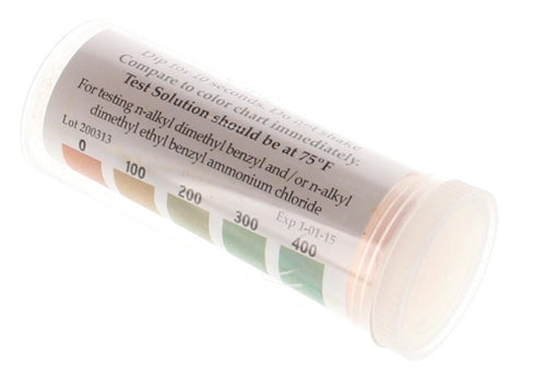 Quat Test Strips - 8 ranges