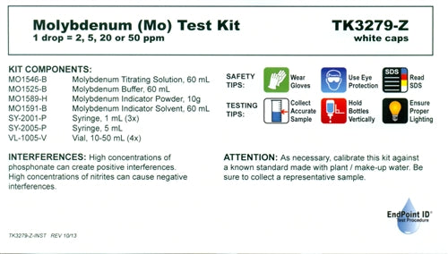 Molybdenum Test Kit