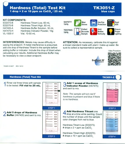 Boiler and Cooling Water Test Kit