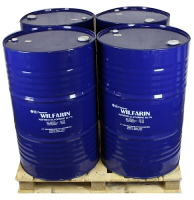 Glycerin USP Kosher (Palm Based) - 4x55 Gallons