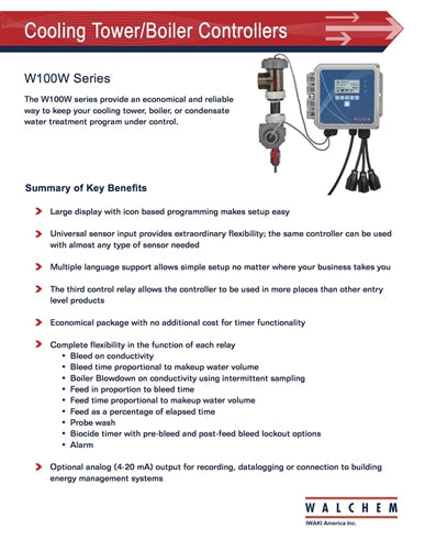 Cooling Tower Controller - WalChem WCTW100PNB
