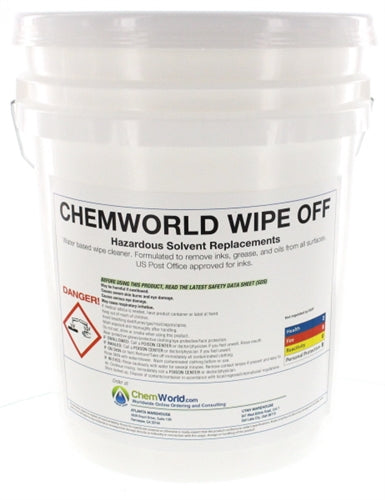 Water Based Wipe Cleaner - 5 Gallons
