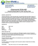 Load image into Gallery viewer, Chemworld 203A-ND Product Bulletin
