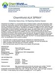 ALK SPRAY Product Bulletin